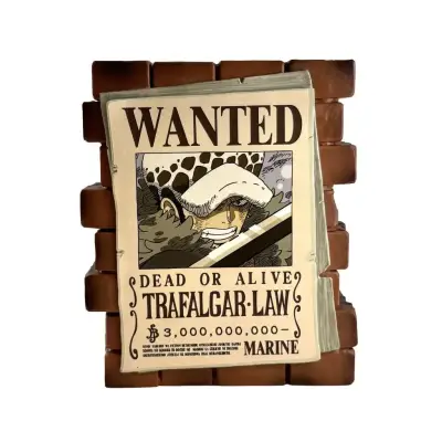 Poster One Piece wanted law